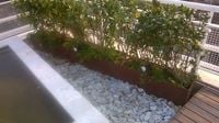 paisagismo de Aço CORTEN