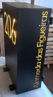 corte a laser com led de Aço CORTEN