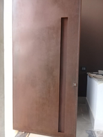 Casa do Corten - Porta pivotante em Aço Corten Whats