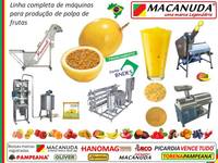 MÁQUINA DE POLPA DE FRUTAS MACANUDA VÁRIOS MODELOS MÁQUINA DE POLPA DE FRUTAS MACANUDA VÁRIOS MODELOS