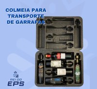 Colmeia para Garrafas - Mala para transporte de Garrafas Colmeia para Garrafas - Mala para transporte de Garrafas