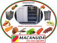 MÁQUINA DESIDRATADORA INDUSTRIAL DE FRUTAS E HORTALIÇAS MACANUDA MÁQUINA DESIDRATADORA INDUSTRIAL DE FRUTAS E HORTALIÇAS MACANUDA