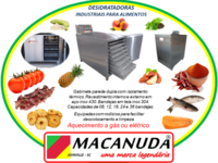 MÁQUINA PROFISSIONAL INOX DE DESIDRATAR ALIMENTOS MACANUDA MÁQUINA PROFISSIONAL INOX DE DESIDRATAR ALIMENTOS MACANUDA