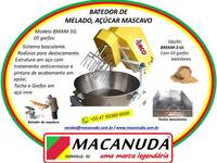 BATEDOR DE MELADO MACANUDA, CONSTRUÇÃO EM AÇO INOX BATEDOR DE MELADO MACANUDA, CONSTRUÇÃO EM AÇO INOX