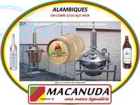 ALAMBIQUE FABRICADO EM AÇO INOX MACANUDA TORENA