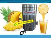 EXTRAÇÃO DE SUCO DE ABACAXI POR ARRASTE DE VAPOR - MACANUDA