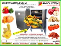 DESIDRATADORAS DE VEGETAIS EM AÇO INOX INDUSTRIAL - MACANUDA DESIDRATADORAS DE VEGETAIS EM AÇO INOX INDUSTRIAL - MACANUDA