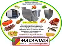 DESIDRATADORA DE ALIMENTOS MACANUDA, QUALIDADE EM AÇO INOX DESIDRATADORA DE ALIMENTOS MACANUDA, QUALIDADE EM AÇO INOX
