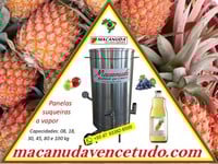 MARCA MACANUDA ! MÁQUINA DE FAZER SUCO DE ABACAXI A VAPOR
