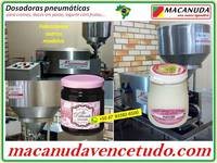 MÁQUINA INDUSTRIAL DE DOSAR IOGURTE COM PEDAÇOS DE FRUTAS - MACANUDA MÁQUINA INDUSTRIAL DE DOSAR IOGURTE COM PEDAÇOS DE FRUTAS - MACANUDA