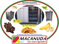 FÁBRICA DE BANANAS PASSAS, EQUIPAMENTOS INDUSTRIAIS MACANUDA