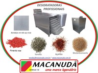 MÁQUINA DESIDRATADORA PROFISSIONAL PRA PIMENTA ROSA MACANUDA