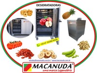 DESIDRATAR MAÇÃ E OUTRAS FRUTAS, EQUIPAMENTOS PROFISSIONAIS MACANUDA