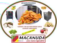 CHIPS DE INHAME DESIDRATADO, EQUIPAMENTOS PROFISSIONAIS MACANUDA