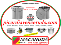 BALDES EM AÇO INOX, DE JOINVILLE PRA TODO O BRASIL BALDES EM AÇO INOX, DE JOINVILLE PRA TODO O BRASIL