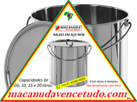BALDES EM AÇO INOX, VENDAS EM TODO O BRASIL BALDES EM AÇO INOX, VENDAS EM TODO O BRASIL