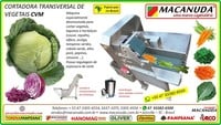 MÁQUINA INDUSTRIAL FATIADORA DE REPOLHO E OUTRAS HORTALIÇAS MÁQUINA INDUSTRIAL FATIADORA DE REPOLHO E OUTRAS HORTALIÇAS