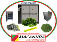 MÁQUINA INOX INDUSTRIAL DE DESIDRATAR ALGAS MARINHAS - MACANUDA