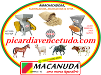 MACANUDA, MARCA DA MÁQUINA EM NOVA MUTUM MT | AMACHACADOR DE AVEIA