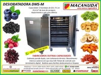 INDÚSTRIA DE FRUTAS DESIDRATADAS, MÁQUINAS PROFISSIONAIS MACANUDA