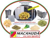ALHO PORÓ DESIDRATADO, MÁQUINAS PROFISSIONAIS MACANUDA