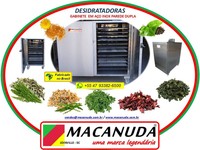 DESIDRATADOR PARA COGUMELOS, PLANTAS MEDICINAIS E AROMÁTICAS