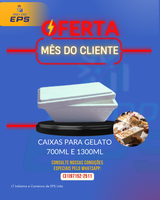 Mês do Cliente Ofertas Embalagens para Gelato