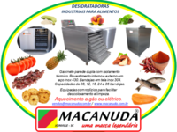 DESIDRATADORA DE ALIMENTOS INDUSTRIAL VENDAS NO ESPIRITO SANTO