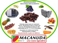 UVA PASSA, DESIDRATADORAS INDUSTRIAIS MACANUDA
