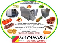 VENDA NO RIO GRANDE DO SUL DESIDRATADORAS DE ALIMENTOS MACANUDA