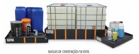 Bacia de Contenção Flexível para Óleo e Químicos