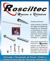 Rosca/Cilindro p/ injetora, extrusora e sopradora. Rosca/Cilindro p/ injetora, extrusora e sopradora.